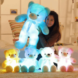 Big Colorful Glowing Teddy Bear Luminous Plush