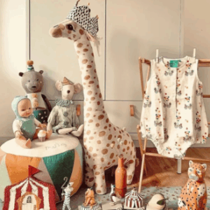 Baby Kawaii Big Size 67cm Animal Giraffe Sleeping Doll Plush Toy