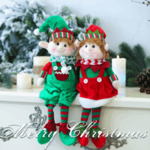 Kawaii Sitting Posture Hanging Leg Boys and Girl Plush Doll