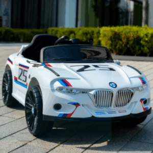 Double Open Doors White MB Children Electric Kids Car MB1188
